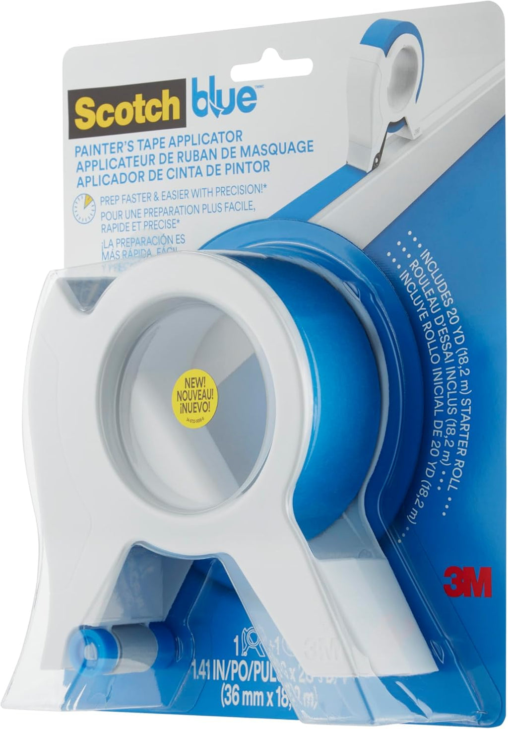 ScotchBlue Painter's Tape Applicator TA3-SB-ESF, 100% PEFC, SGSCH-PEFC-COC-110078